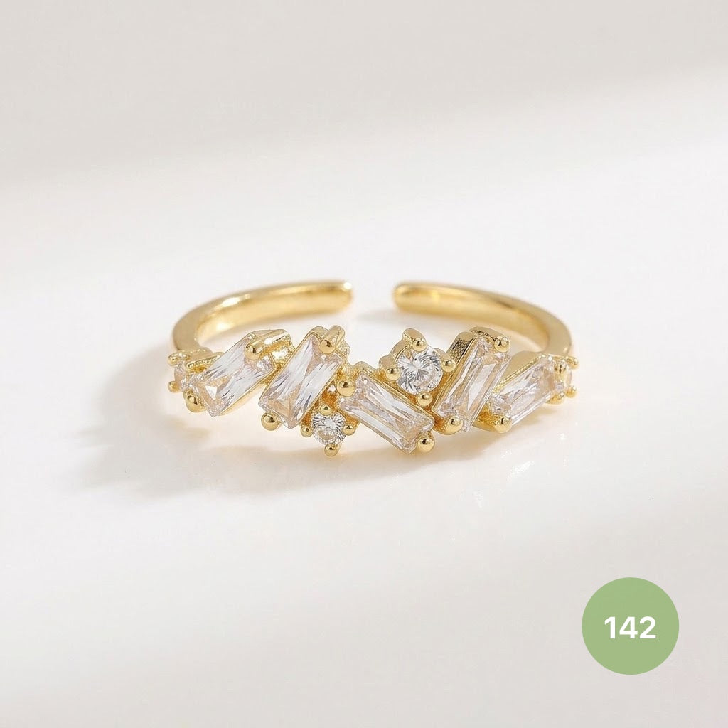 Dainty Rings - golden and silver