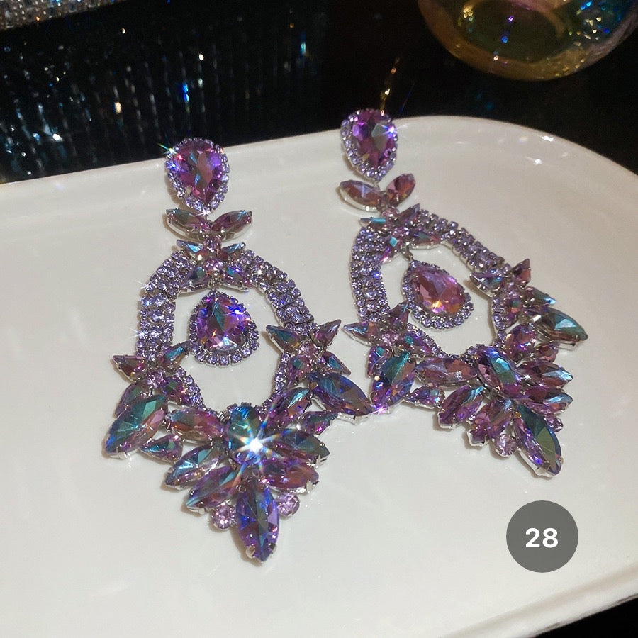Purple Series Luxury Earrings