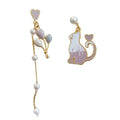 Cat and Air balloon Earrings