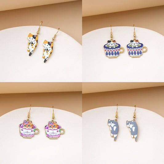 Cute Cat Series Earrings