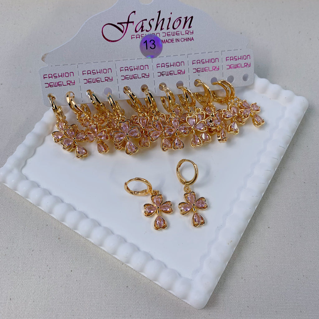 Dainty Dangle Hoop Earring