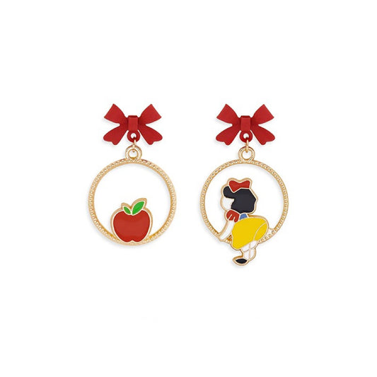 Snowwhite and Apple Earrings