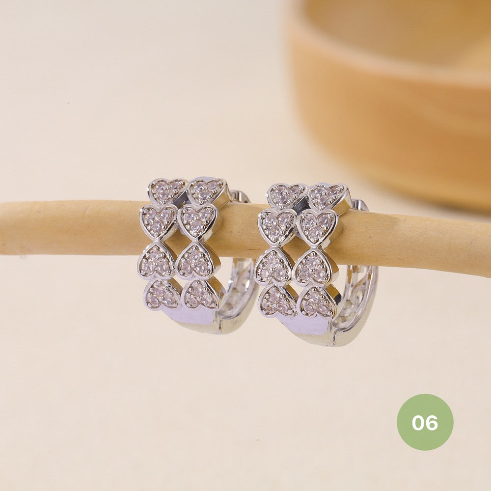 Silver Plain Hoop Earring