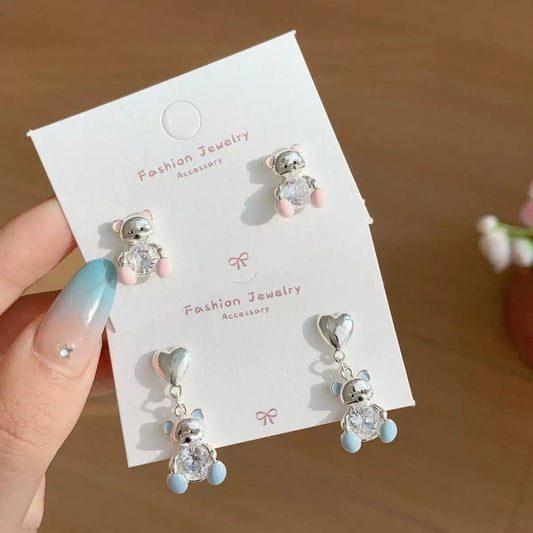 Cute Bear Series Earrings