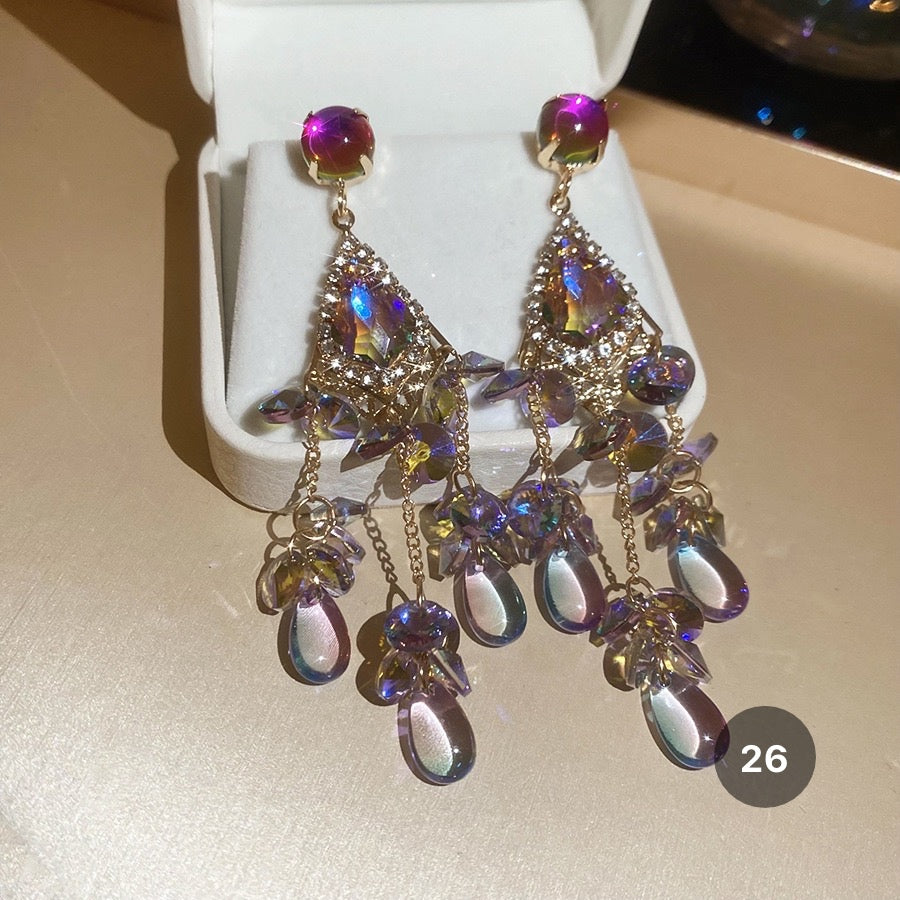 Purple Series Luxury Earrings