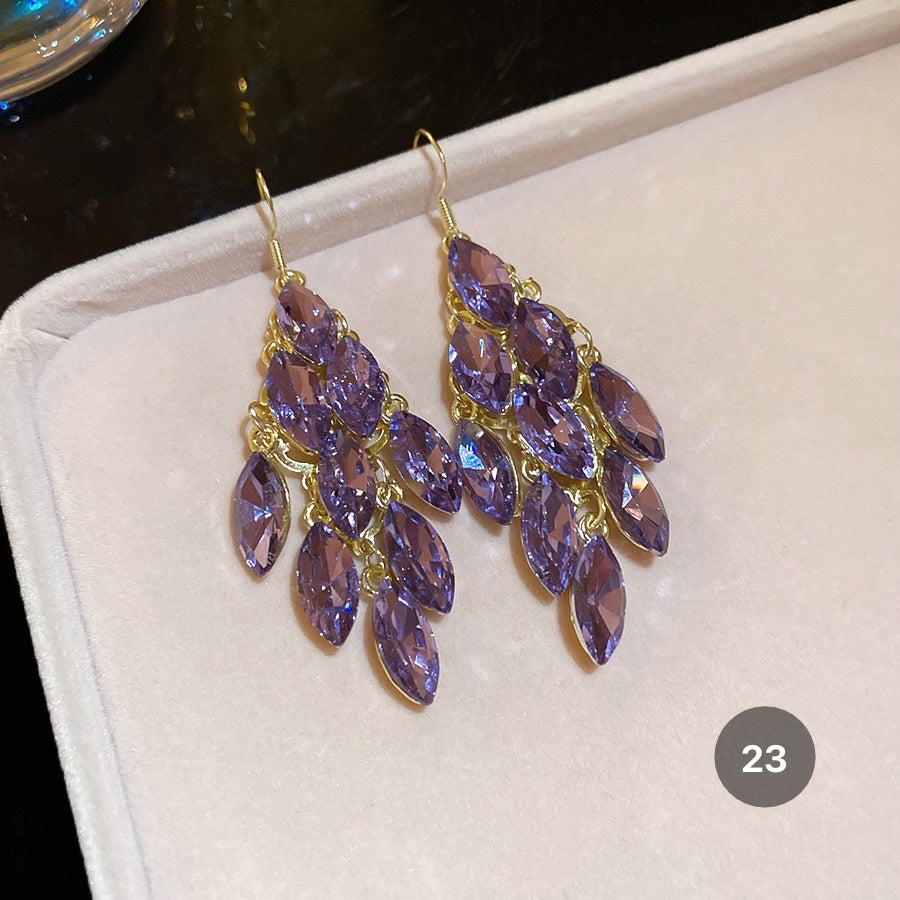 Purple Series Luxury Earrings