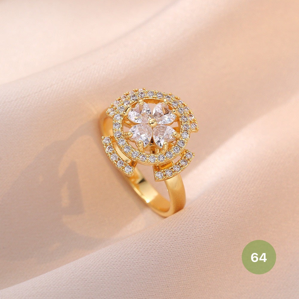 Golden Spinner Ring