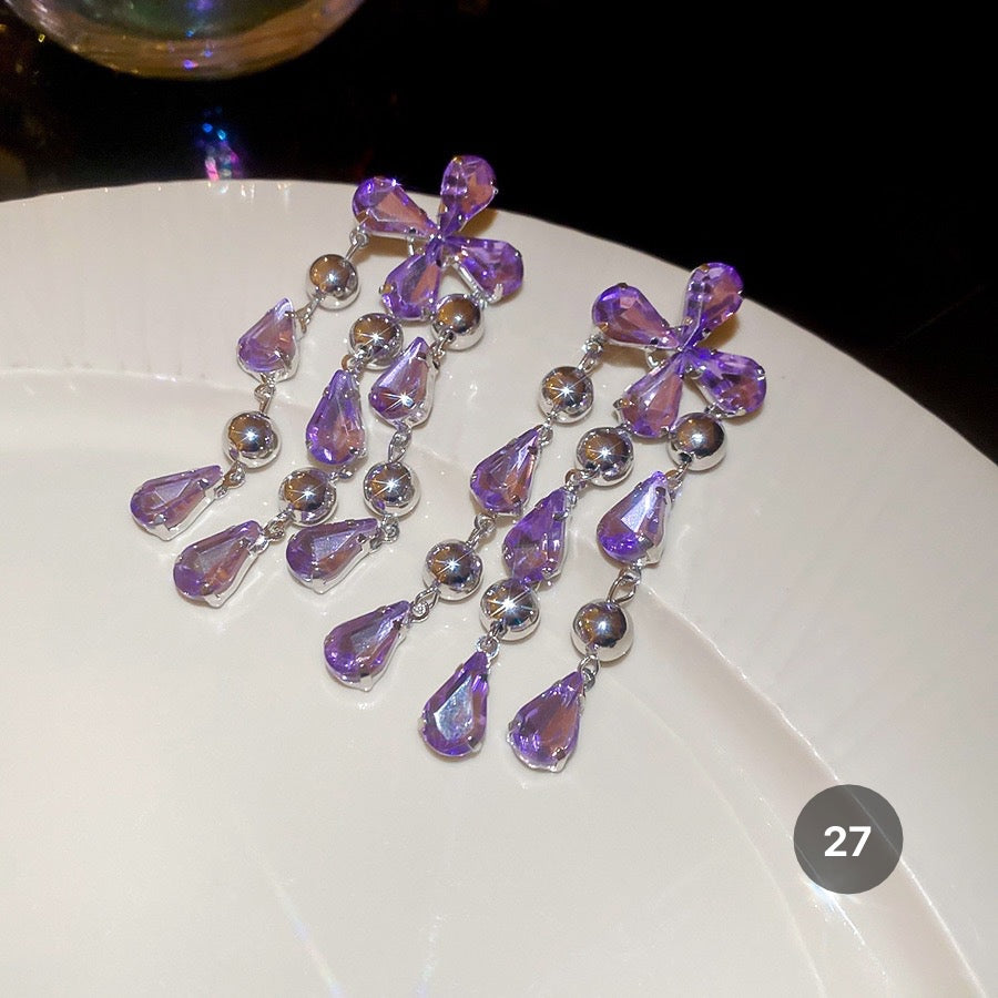 Purple Series Luxury Earrings