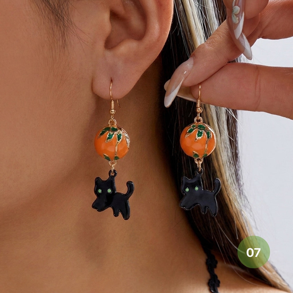 Fancy Halloween Dangle Earrings