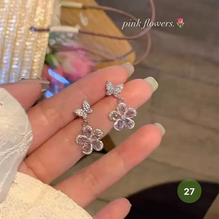 New Dainty Dangle Earrings