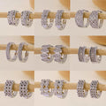 Silver Plain Hoop Earring
