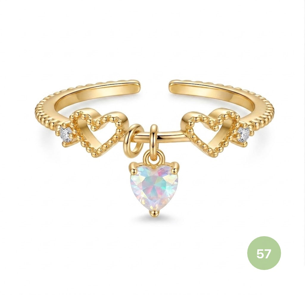 Dainty Rings - golden and silver
