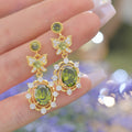 Luxe Butterfly Fresh Green Jewelry Set