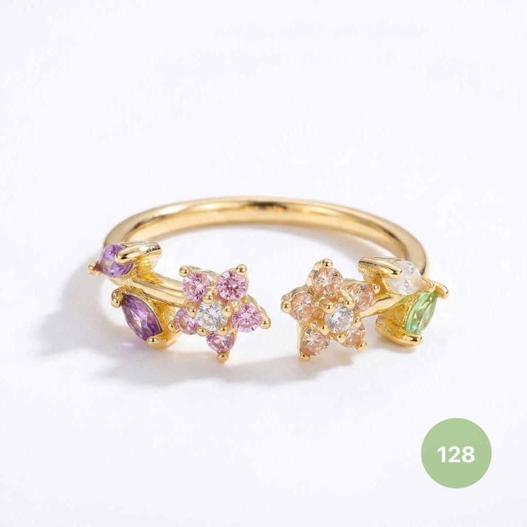 Dainty Rings - golden and silver
