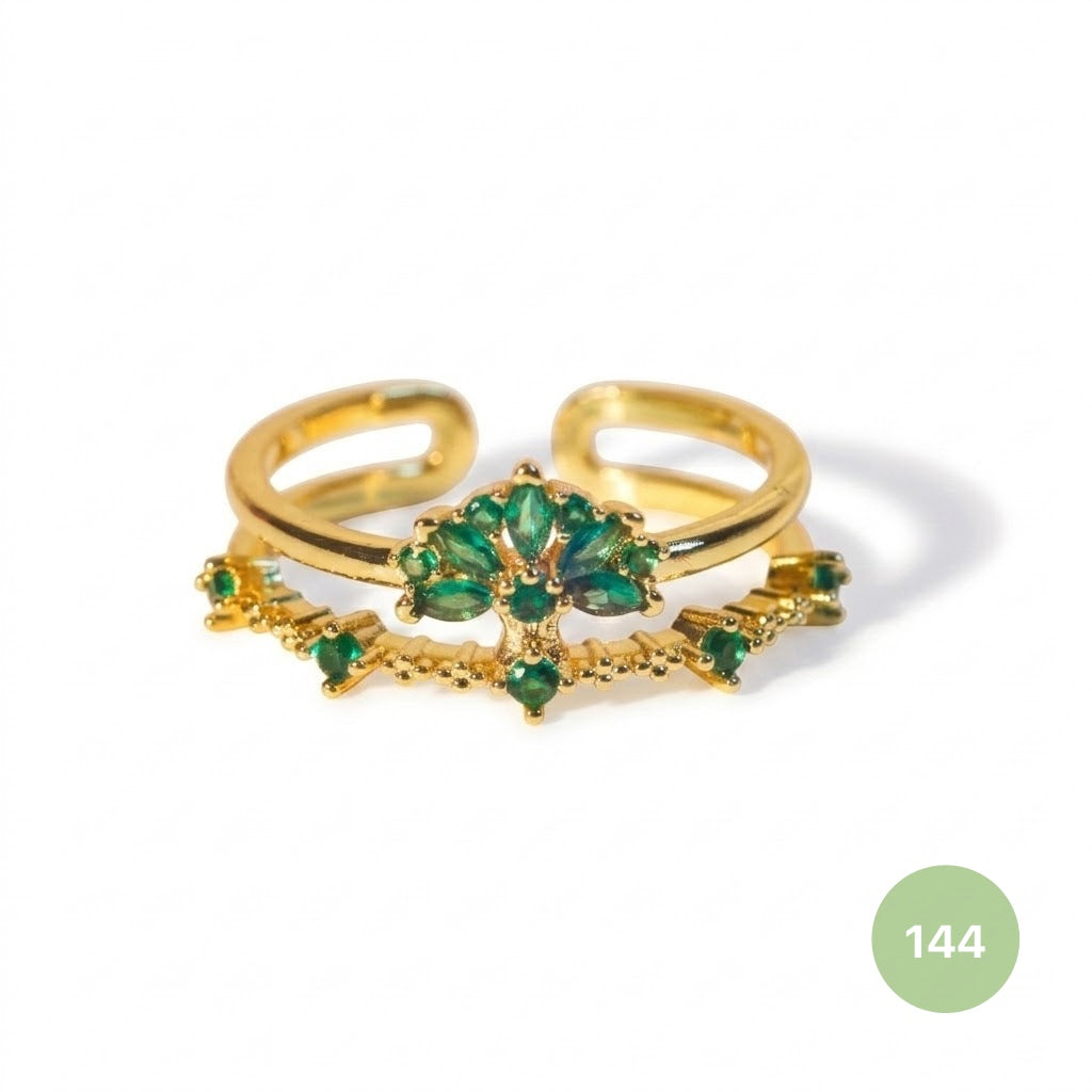 Dainty Rings - golden and silver
