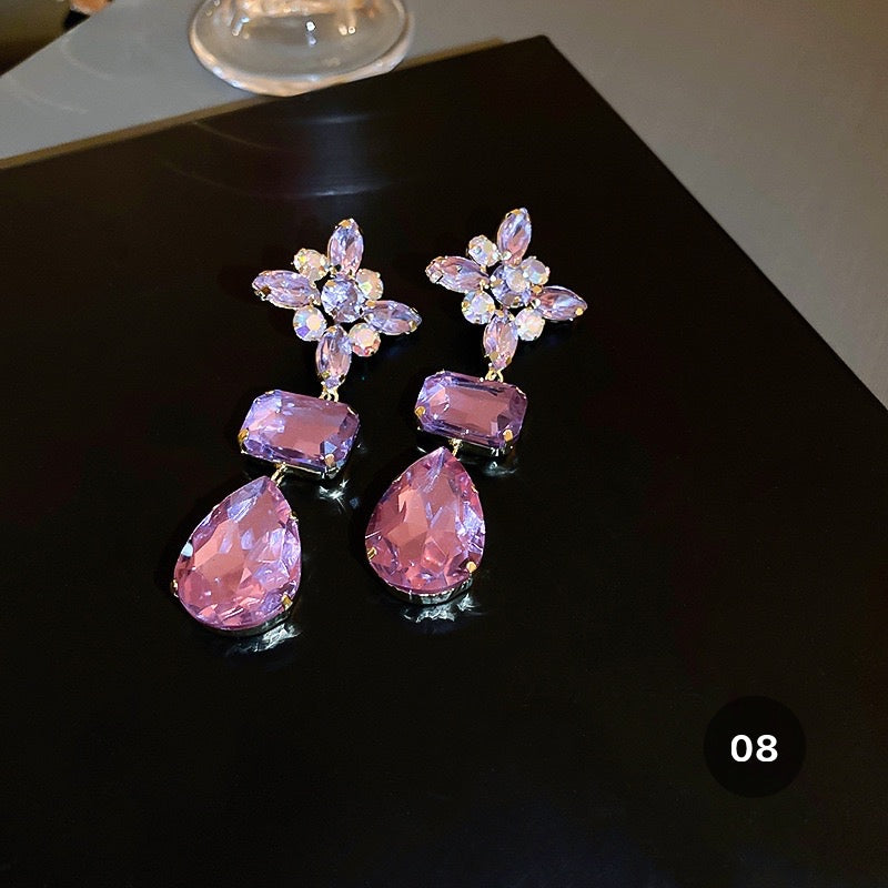Purple Series Luxury Earrings