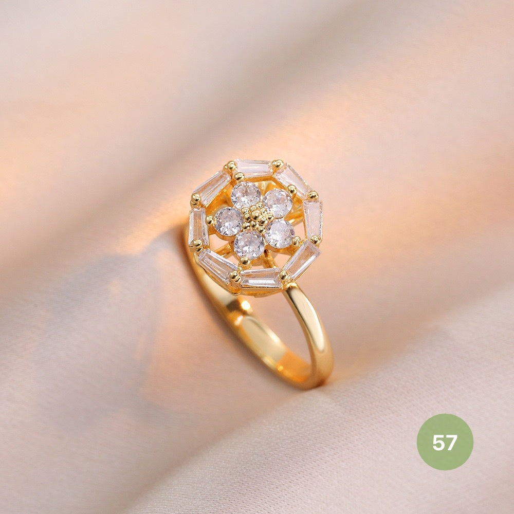 Golden Spinner Ring