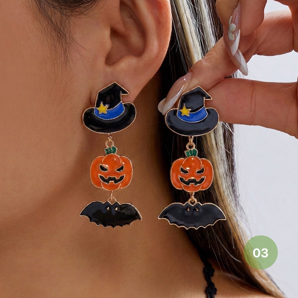 Halloween Candy Dangle Earrings