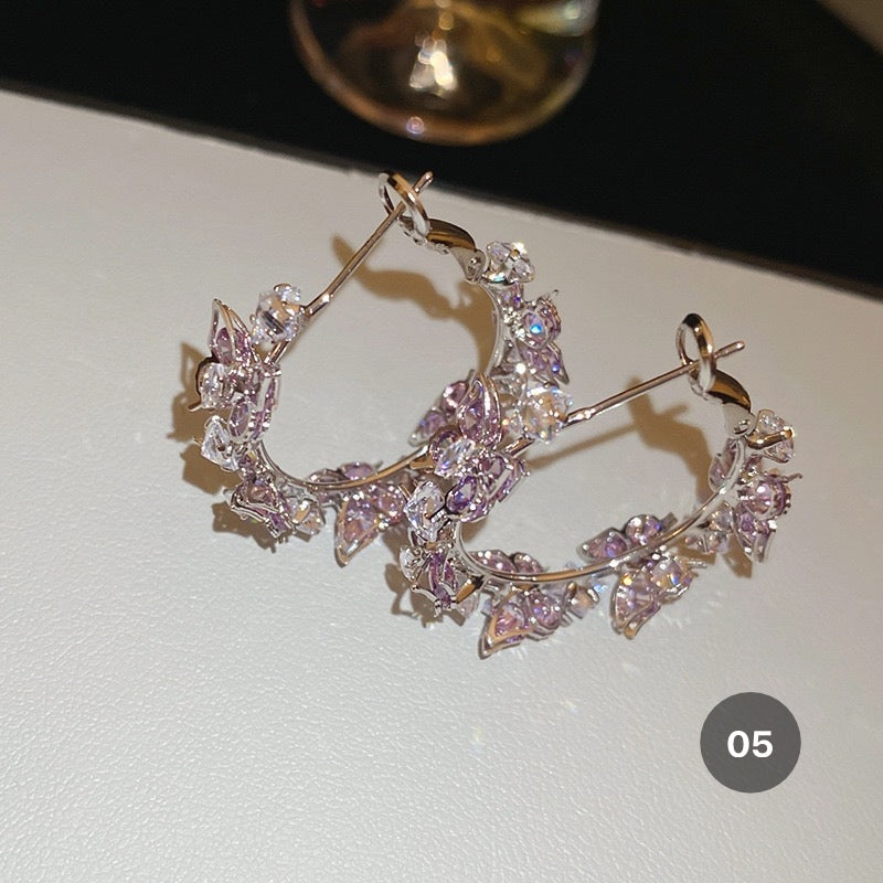 Purple Series Luxury Earrings