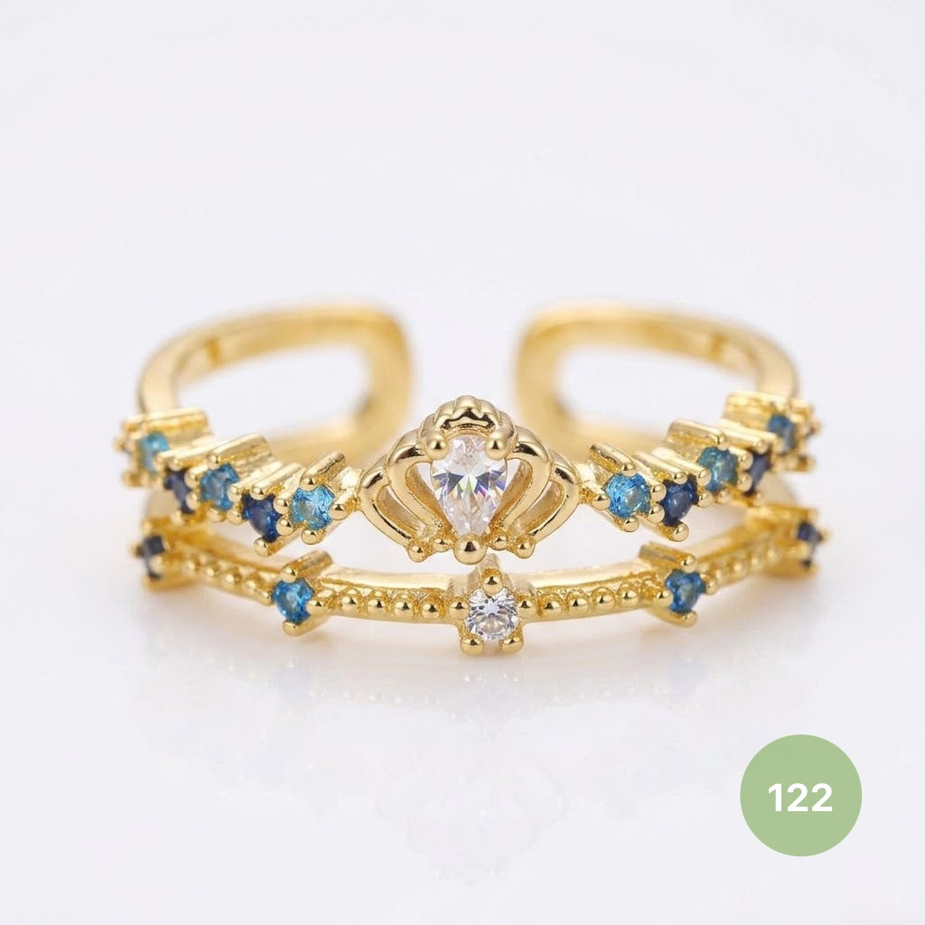 Dainty Rings - golden and silver