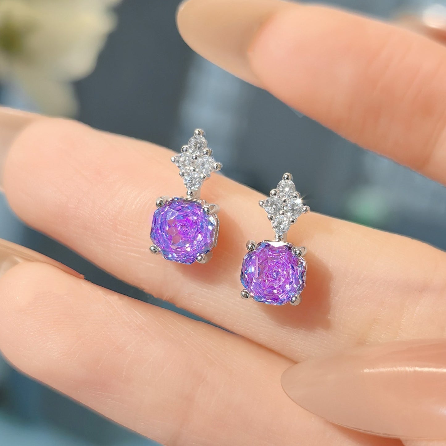 Rose Cut Luxury Jewelry Set