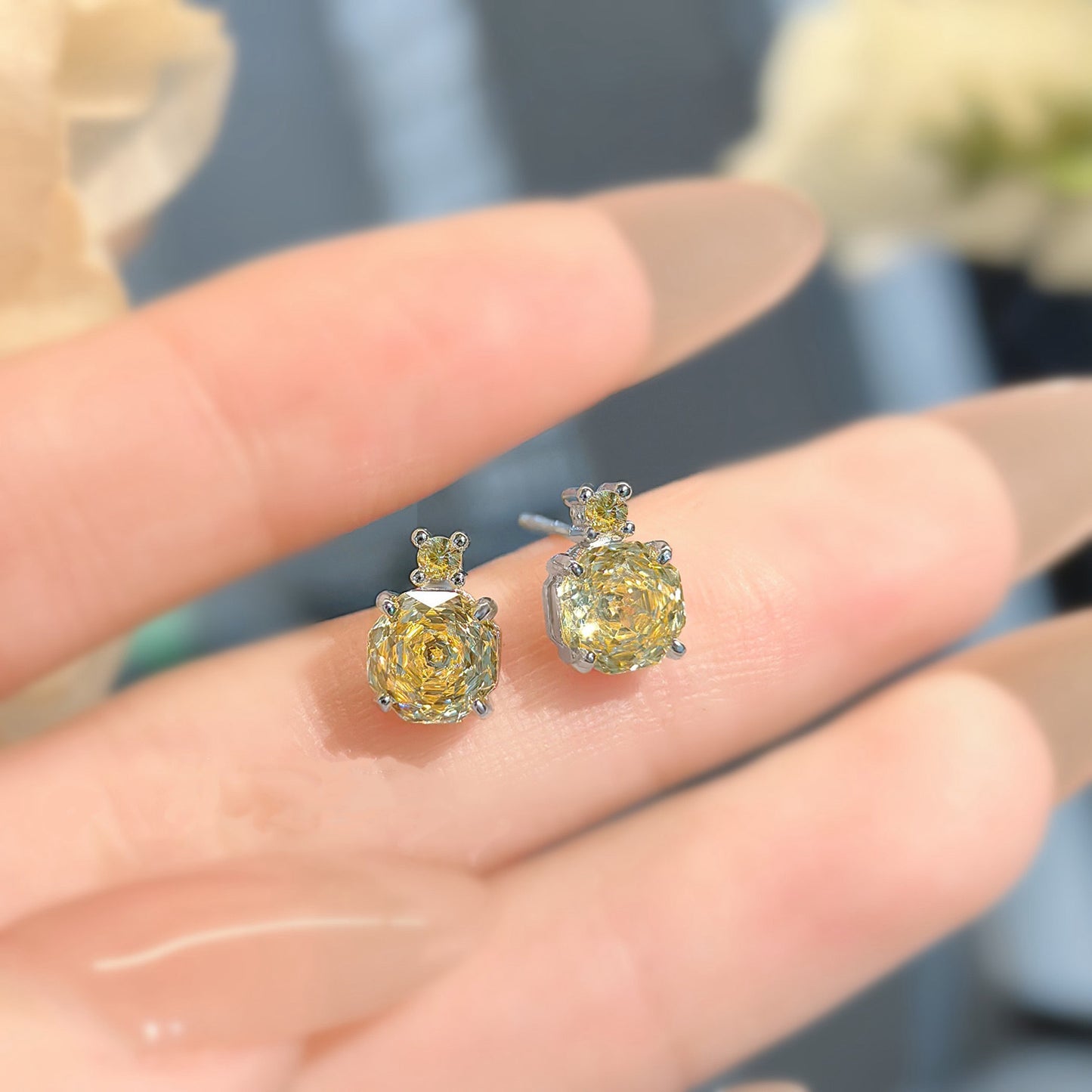 Rose Cut Luxury Jewelry Set