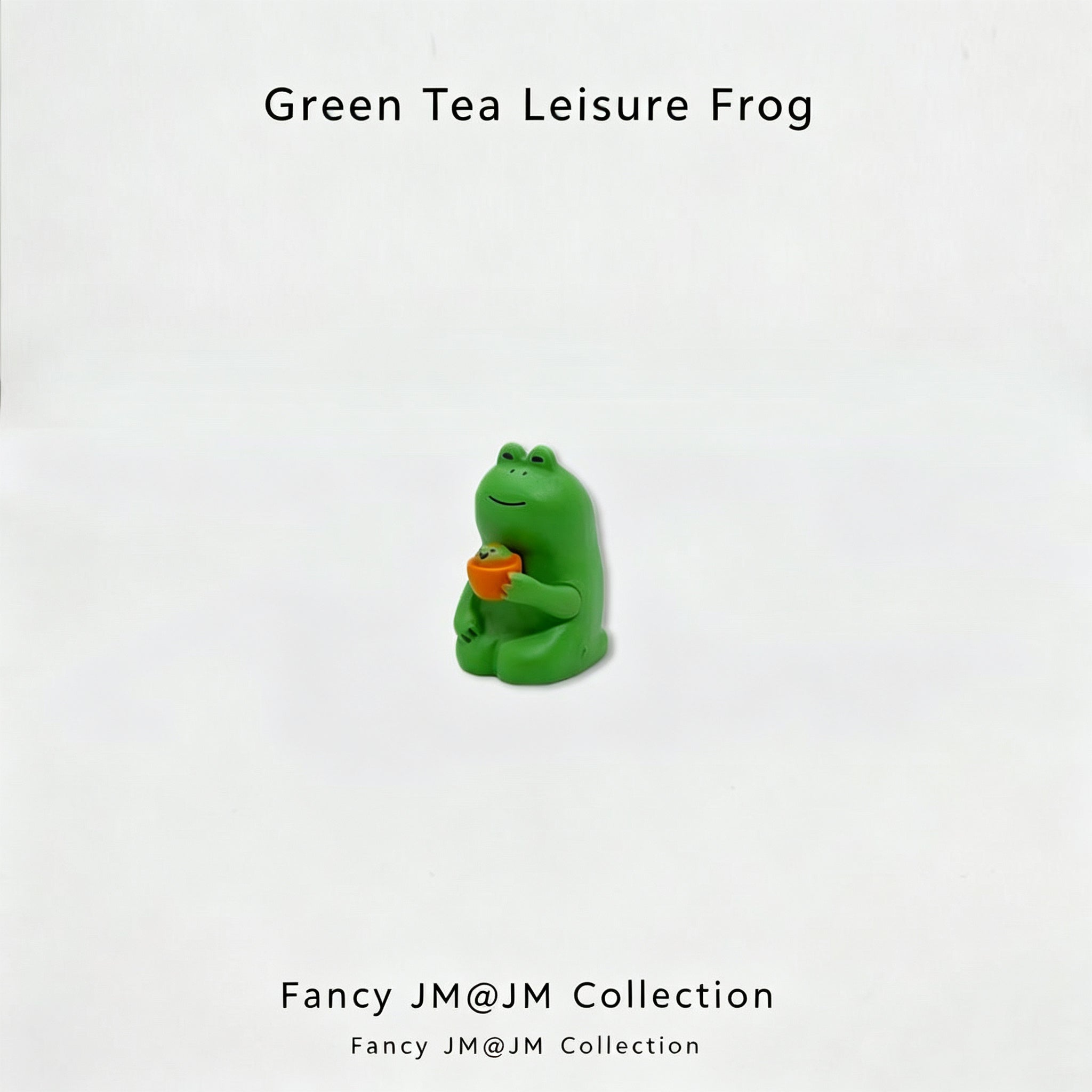 Cute Frog Reading Figurines