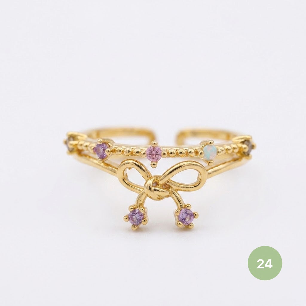 Dainty Rings - golden and silver