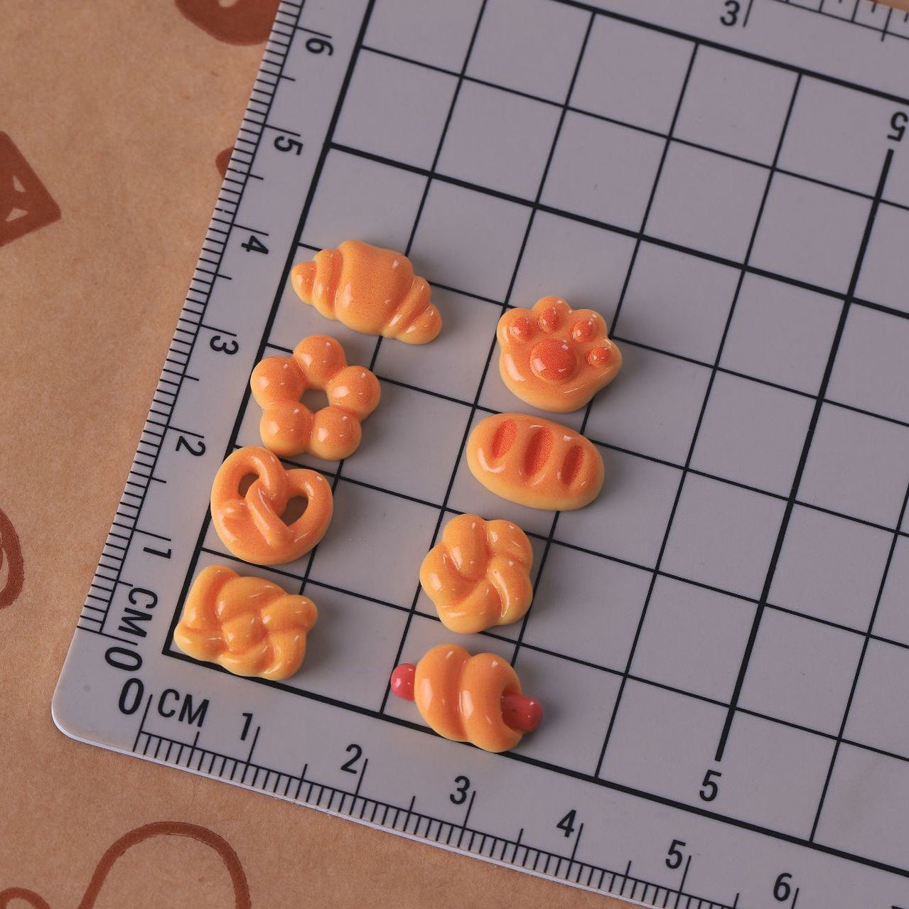 Bread Series Resin Charms