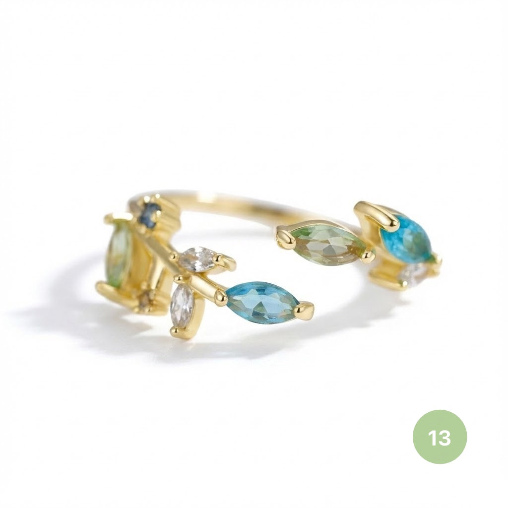 Dainty Rings - golden and silver