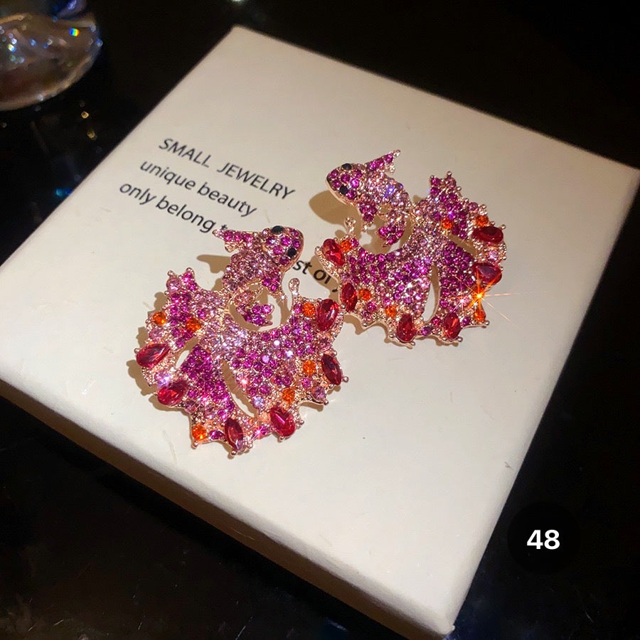 Purple Series Luxury Earrings