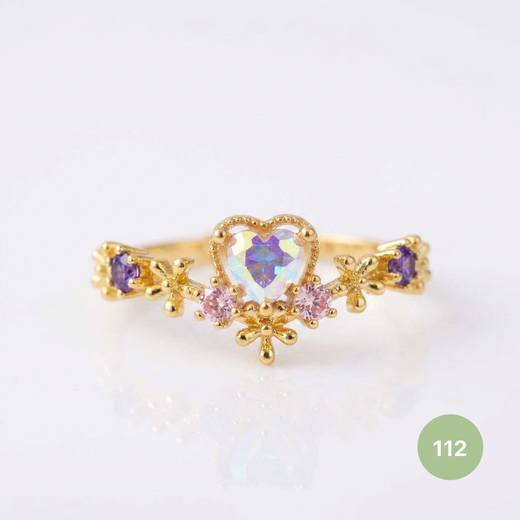 Dainty Rings - golden and silver