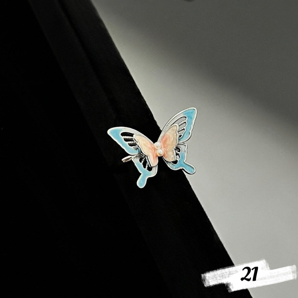 Dainty Butterfly Rings
