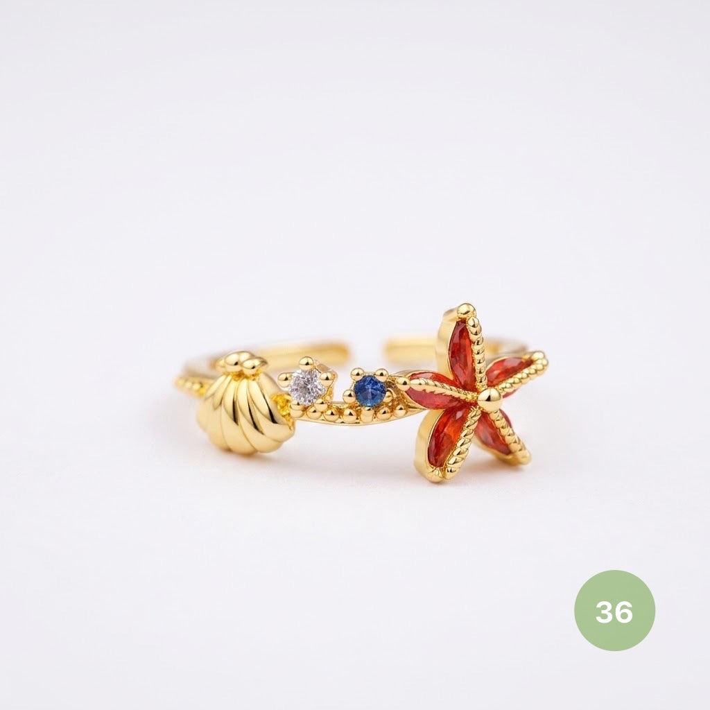 Dainty Rings - golden and silver