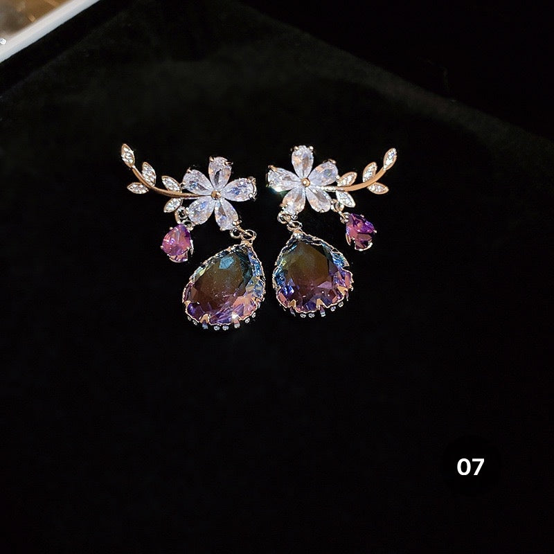 Purple Series Luxury Earrings