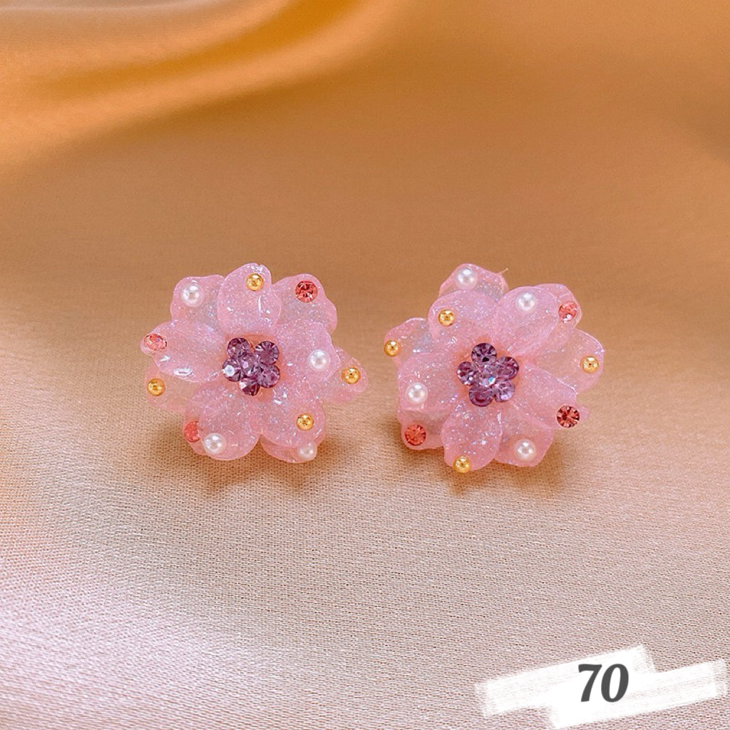Vintage Oil Painting Style Earrings