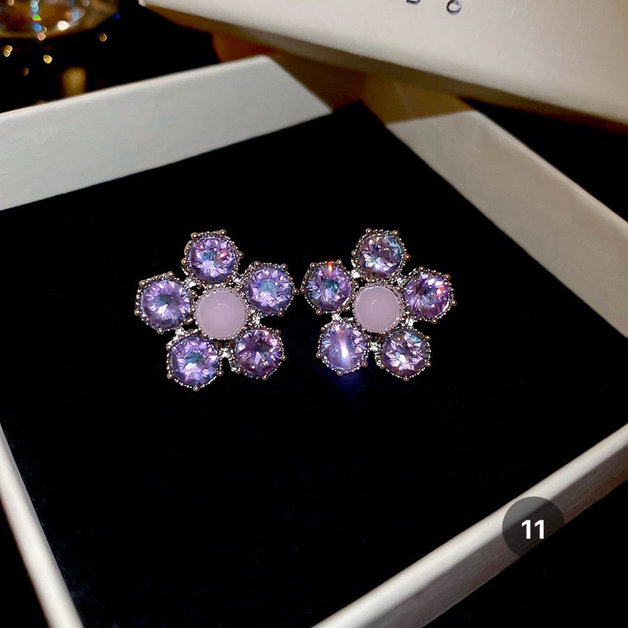 Purple Series Luxury Earrings
