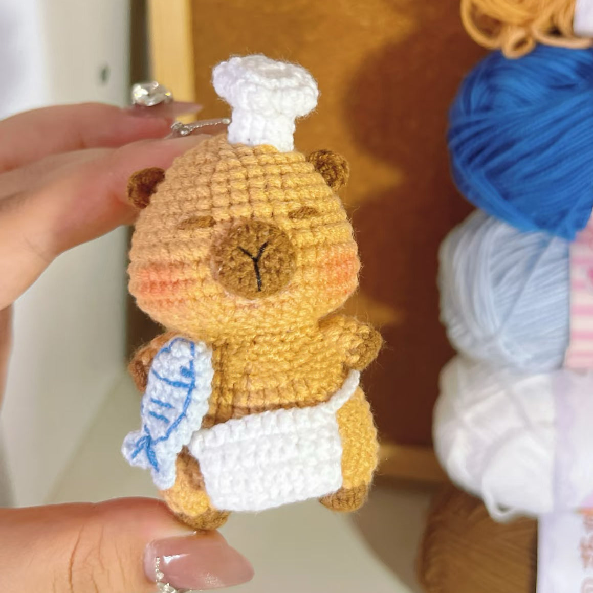 Capybara Handmade Crocheted Doll