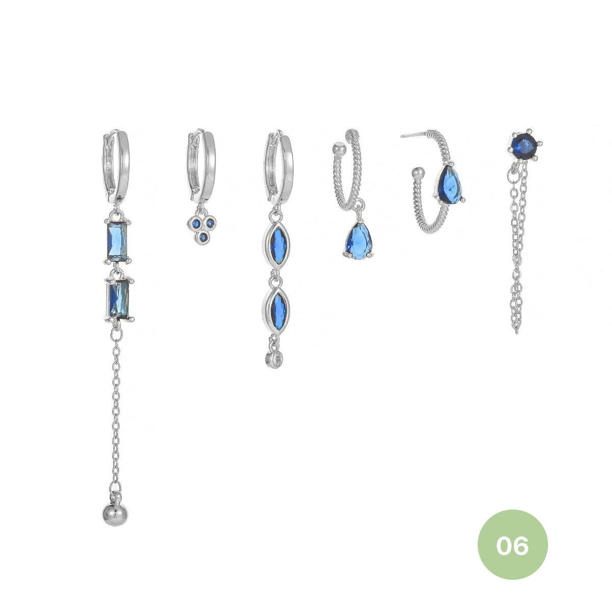 Shooting Star Hoop Earring Set