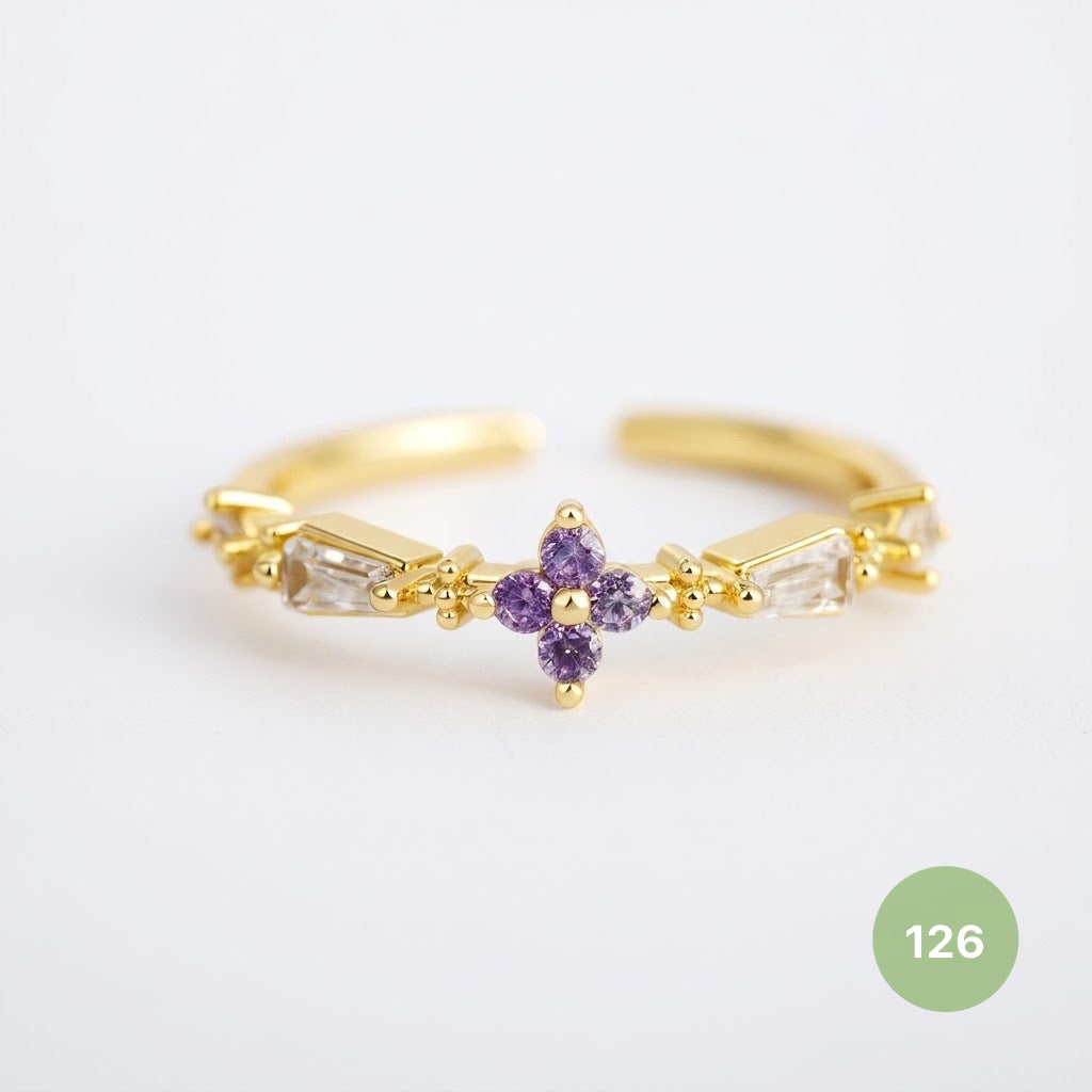 Dainty Rings - golden and silver