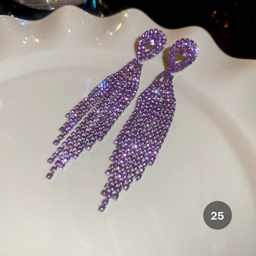Purple Series Luxury Earrings