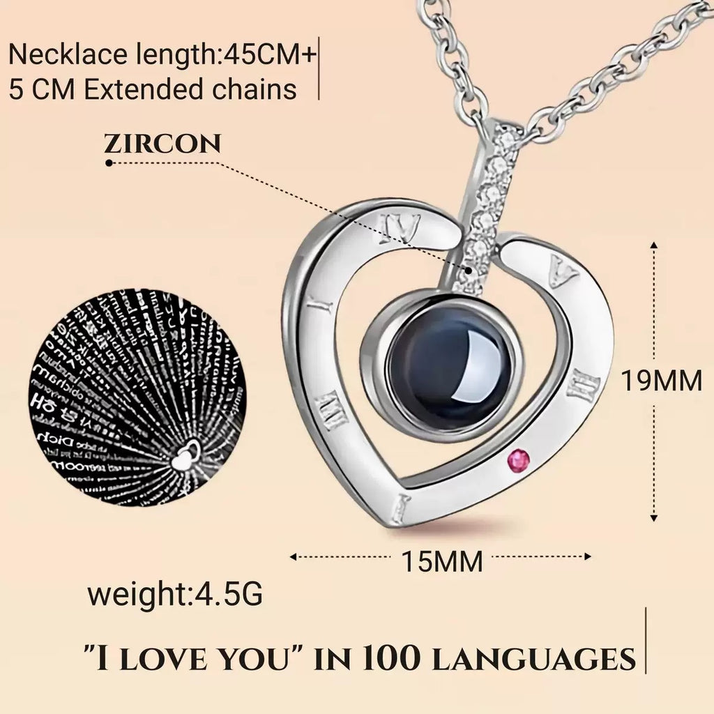 I love u in 100 languages Necklace - Blind Bag