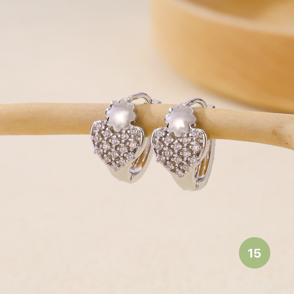 Silver Plain Hoop Earring