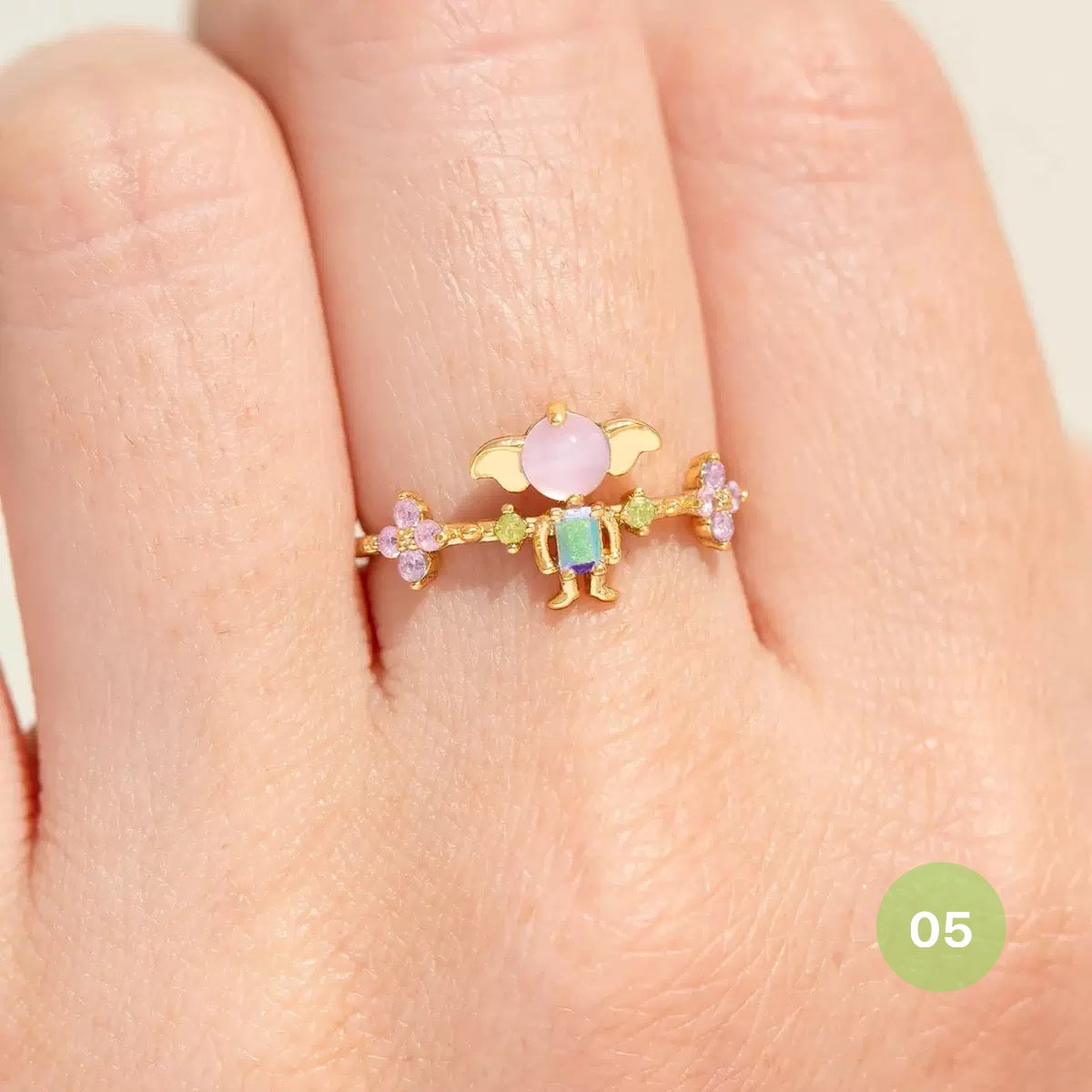 New Cartoon Dainty Rings