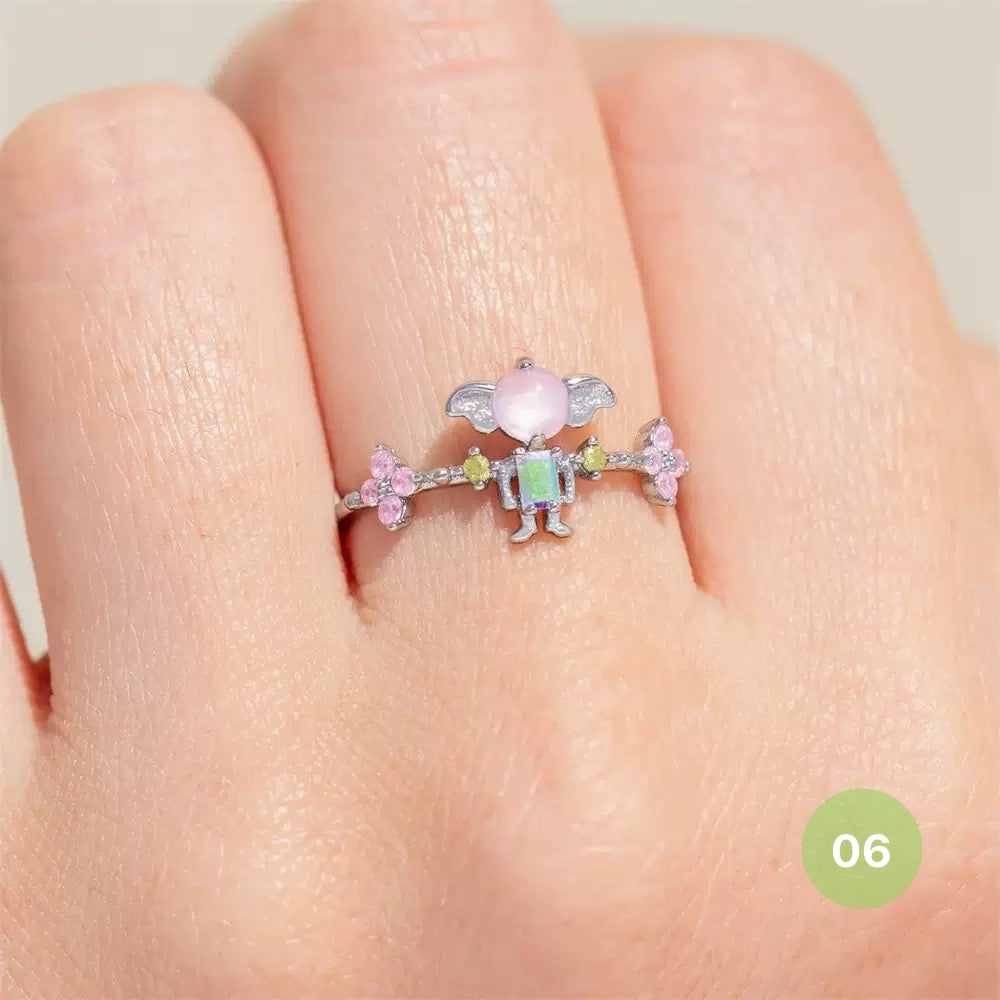 New Cartoon Dainty Rings