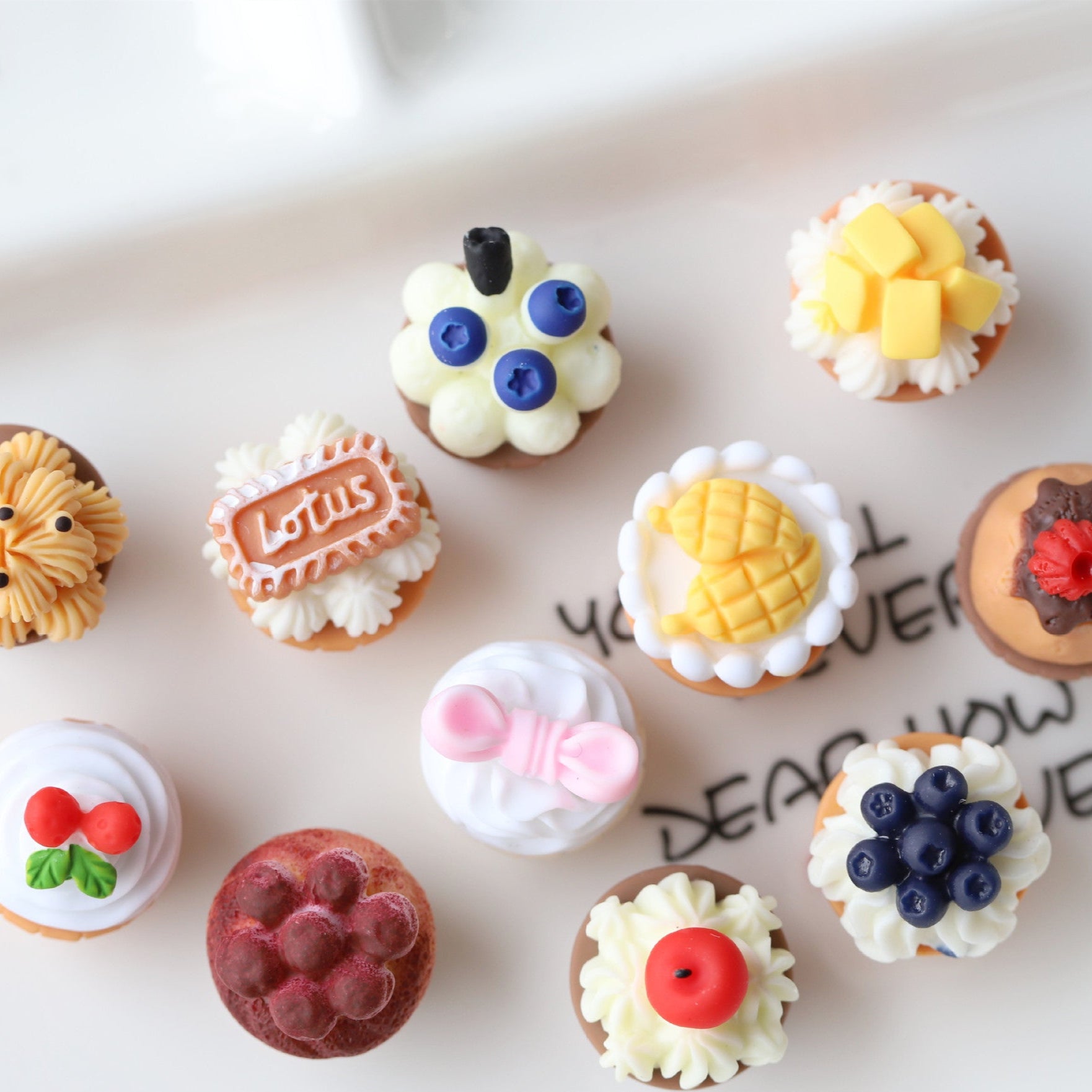 Copyright new resin jewelry accessories diy butter gum accessories wholesale three-dimensional simulation food play fruit cake