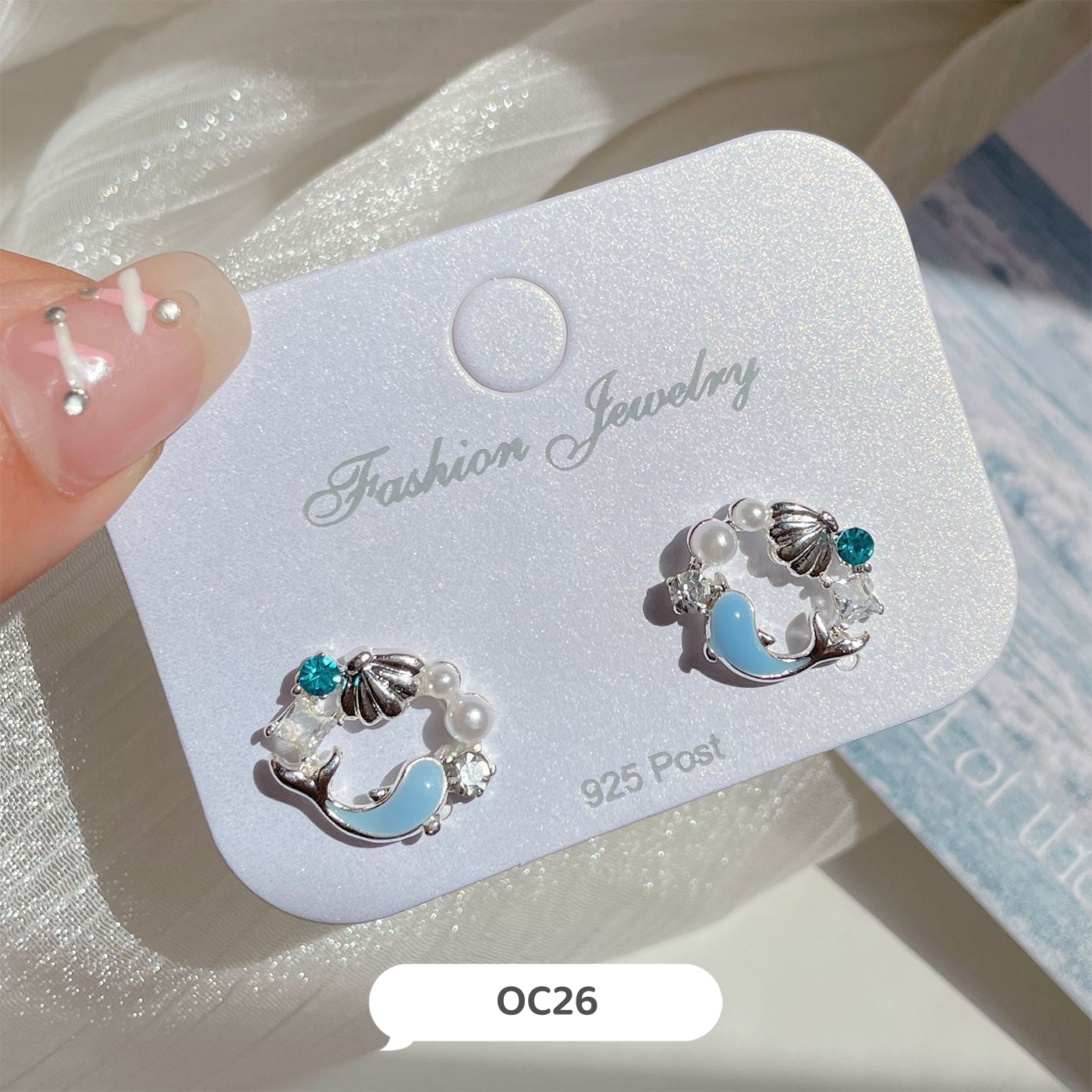 Oceanic Delicate Dangle Earrings