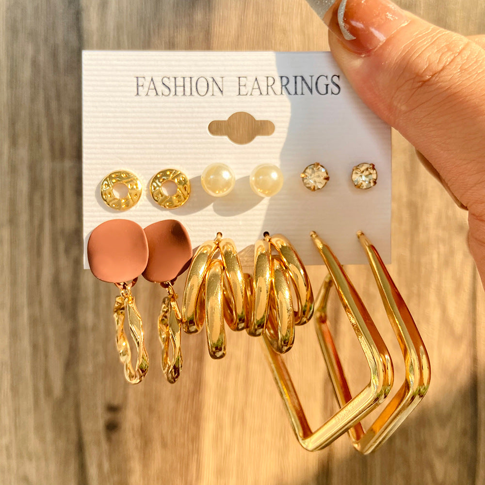 Gold Plated Stainless Steel Earrings