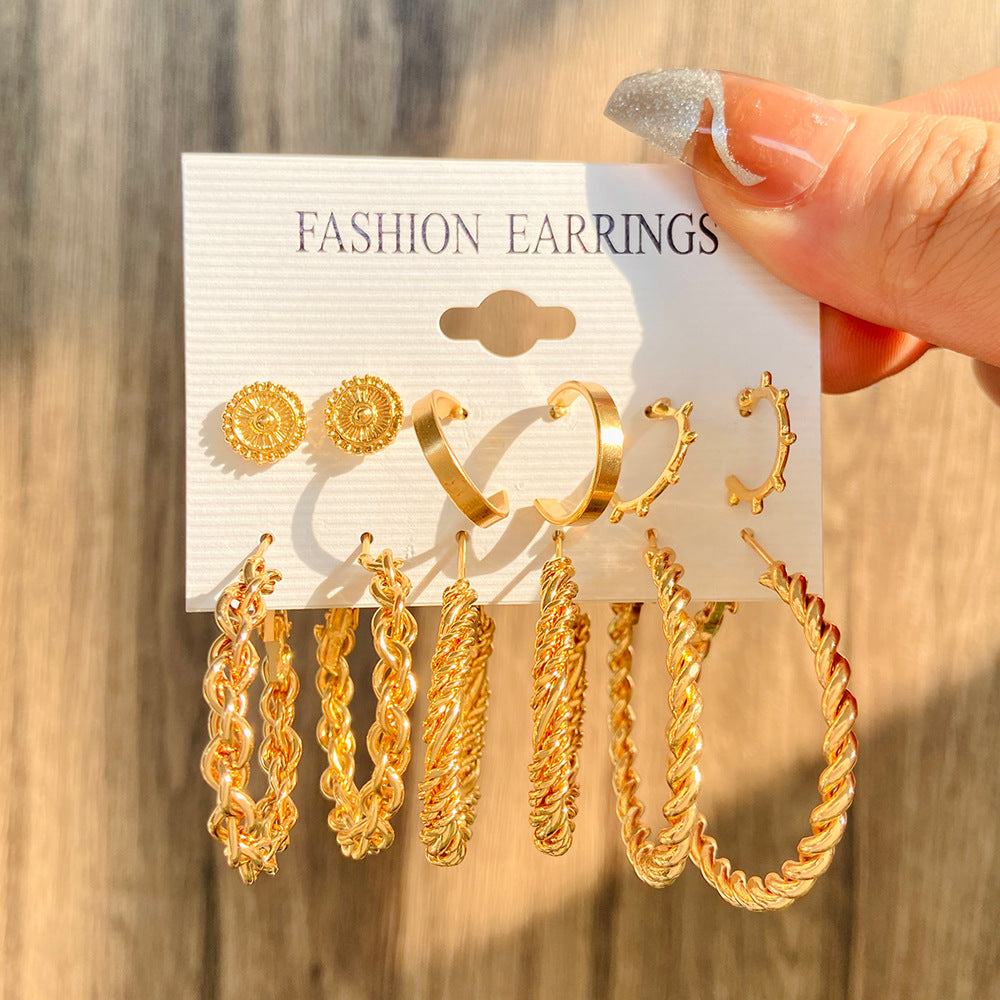 Gold Plated Stainless Steel Earrings