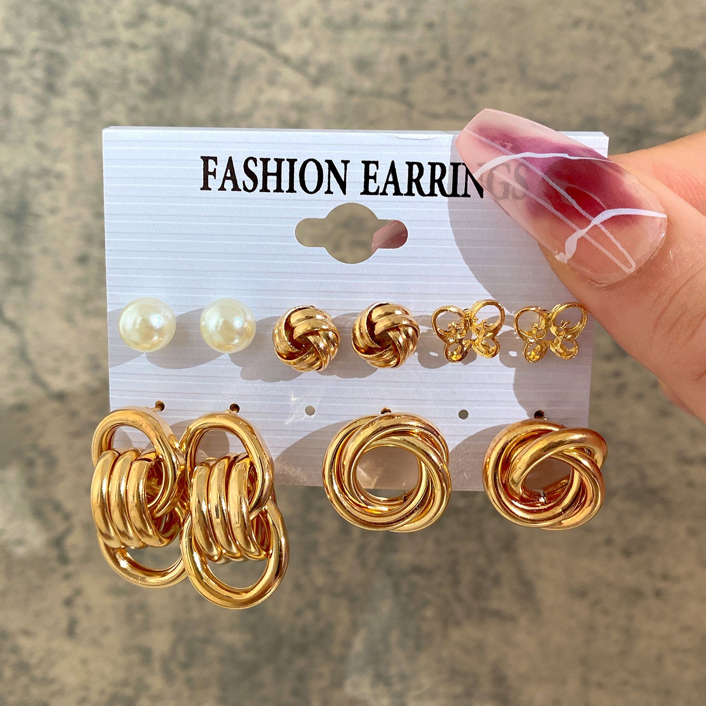 Gold Plated Stainless Steel Earrings